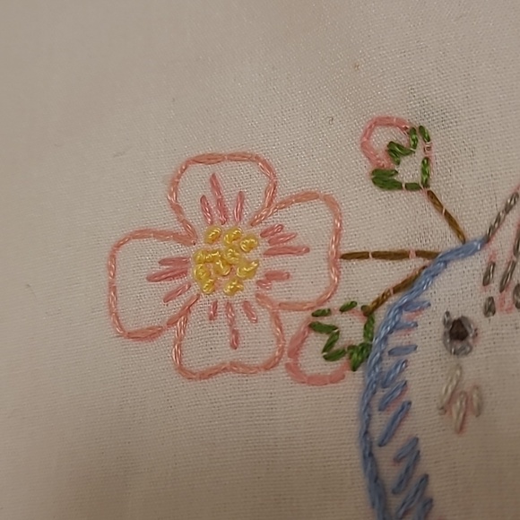 Vintage Hand Stitched Idaho State Bird & Flower - Picture 8 of 16